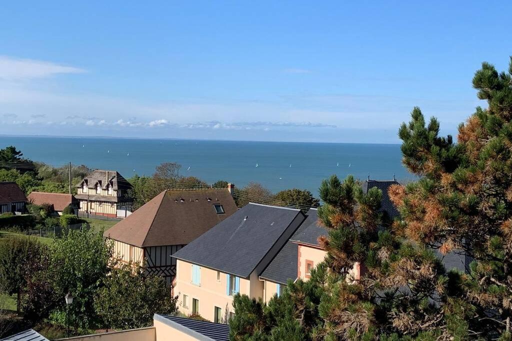 Trouville-Apt Renove-Balcon Magnifique Vue Mer Buitenkant foto