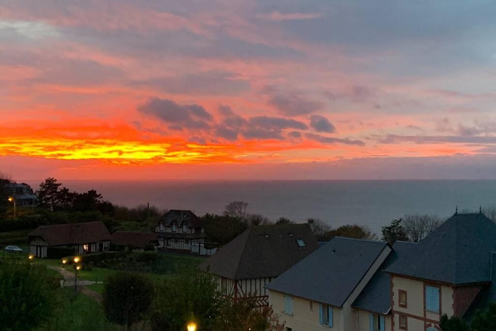 Trouville-Apt Renove-Balcon Magnifique Vue Mer Buitenkant foto